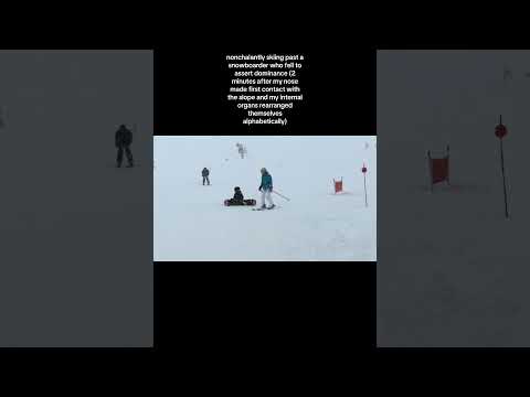 on some non chalant shit #skiing
