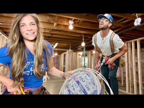 After 12.6 Years, We Finally Have Lights! | Basement Renovation Ep. 12