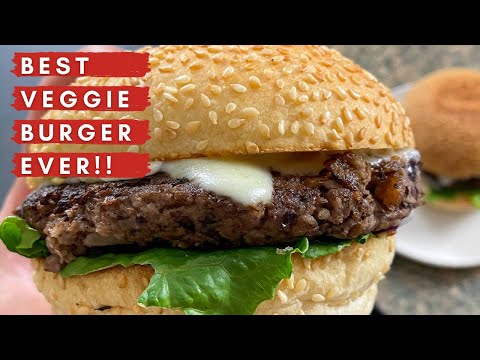 Mushroom Walnut Burgers | Meat-free Burger Recipe