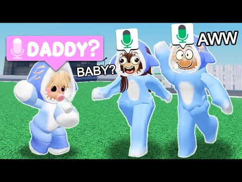 Matching AVATARS As a BABY In Roblox VOICE CHAT 2!