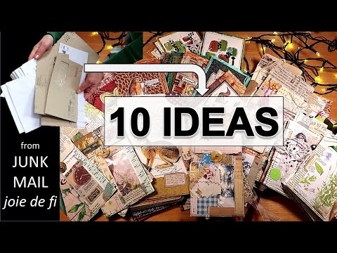 JUNK MAIL MASTERCLASS  ⭐ 10 Envelope Projects in under 20 Minutes ✅ FREE Guides!