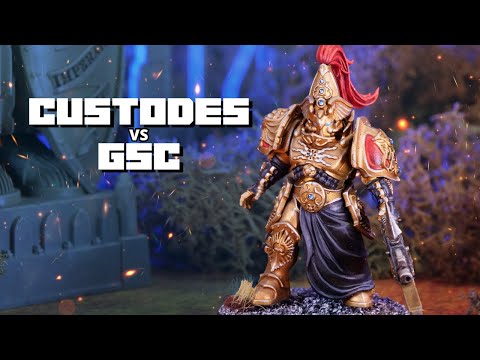 NEW ADEPTUS CUSTODES Codex vs Genestealer Cults  - A 10th Edition Warhammer 40k Battle Report
