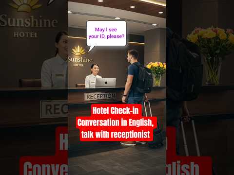 Speak English at Hotels Like a Pro! English conversation practice: at the hotel #englishspeaking