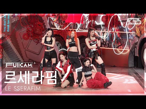 [안방1열 풀캠4K] 르세라핌 'SPAGHETTI' (LE SSERAFIM FullCam) @SBS Inkigayo 251026