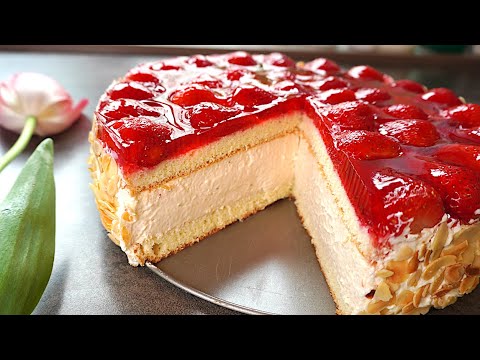 Die besten Torten mit Erdbeeren! So unglaublich leicht und cremig! Einfach lecker 👍 ❤️ 😋