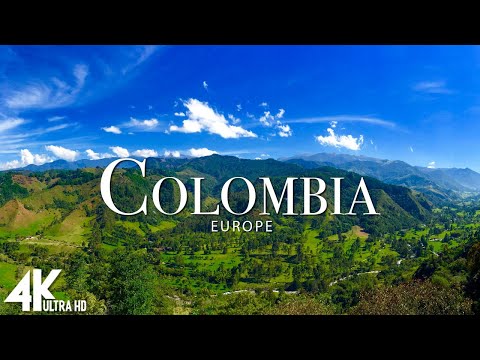 FLYING OVER COLOMBIA 4K UHD - Relaxing Music Along With Beautiful Nature Videos - 4K UHD TV