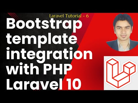 Bootstrap template integration with PHP Laravel 10 #laravelframework #laravelcourse #laravel