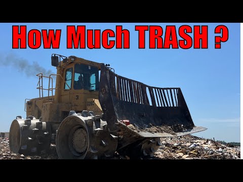 Shocking Amount of Trash in Landfill Every Hour ⏰ 🚜