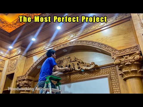 Wood Bending Technique That Few People Know - The Most Perfect Project, Luxurious Interior Design