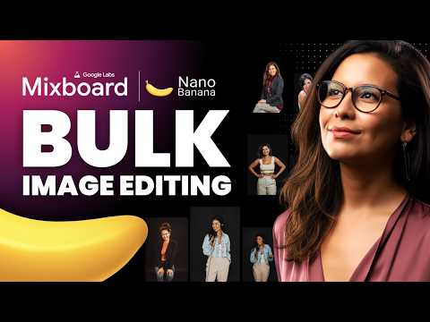 10x FASTER Nano Banana AI Image Editing (Google Mixboard Tutorial)
