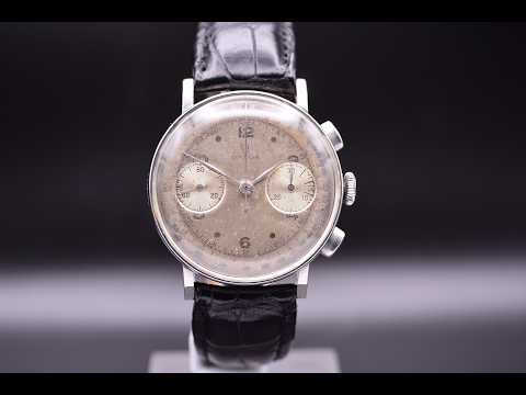 Lot 6 OMEGA Rare Stainless Steel 'Jumbo' Chronograph 'Pre-Speedmaster' Wristwatch Cal 33.3 CHRO