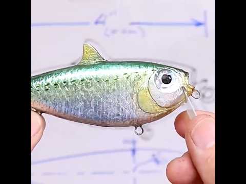Making the Best Saltwater Bait, Pilchard Crankbait #handmadelure #fishinglure