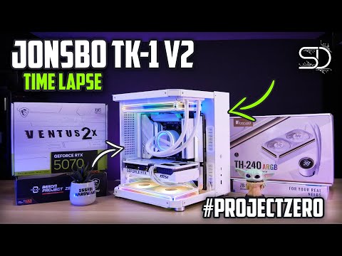 PC BUILD TIME LAPSE - JONSBO TK-1 V2 (MSI PROJECT ZERO)