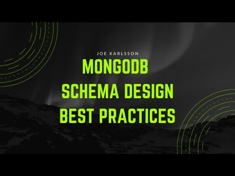 MongoDB Schema Design Best Practices