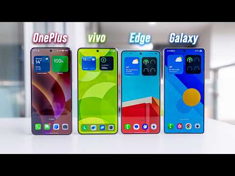 Galaxy S25 Edge vs. Ultra vs. vivo X200 Ultra vs. Oneplus 13: Battery, Camera, Bend Test!