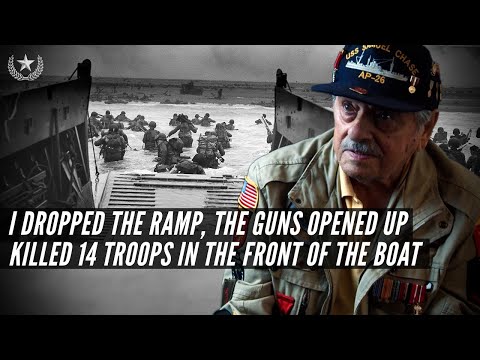 D-DAY HERO Recalls Lowering the Ramp in FIRST WAVE at Omaha Beach | Frank DeVita