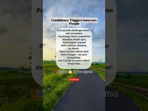 Confidence Triggers Insecure People #darkpsychology #toxicpeople