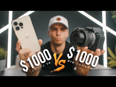 iPhone 14 Pro vs Canon R10 // Are Smartphones Killing Off Cameras?