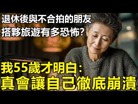 退休後與不合拍的朋友搭夥旅遊有多恐怖？我55歲才明白：找不對出遊對象，會讓自己的心態徹底崩潰！【養老|情感|幸福生活|孝順】