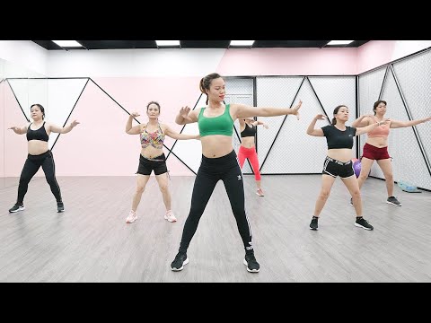 AEROBIC DANCE | Flat Belly Workout | Exercises to Get Slim Belly Fat + Tiny Waist