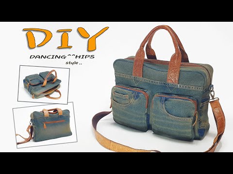 청바지로 빈티지 가방 만들기/diy/리폼/청바지로 가방만들기/denim tote bag tutorial/tote bag sewing tutorial/diy jeans bag/힙쌕