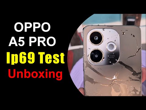 OPPO A5 Pro IP69 Water Proof Test | Unboxing Urdu/Hindi