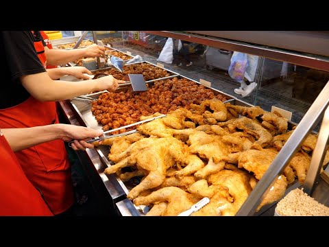 Chicken Processing Factory Traditional Market Chicken - Korean Street Food Collection