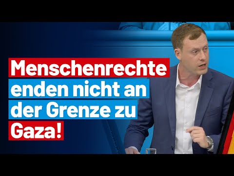 Jan Wenzel Schmidt stellt klar: Menschenrechte enden nicht an der Grenze zu Gaza! - AfD-Fraktion