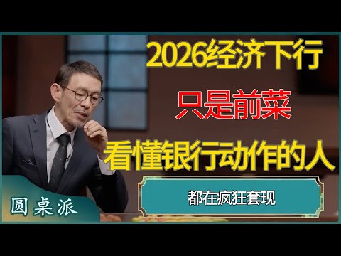 2026经济下行只是前菜，看懂银行动作的人，都在疯狂套现 #窦文涛 #梁文道 #马未都 #周轶君 #马家辉 #许子东 #圆桌派  #圆桌派第八季