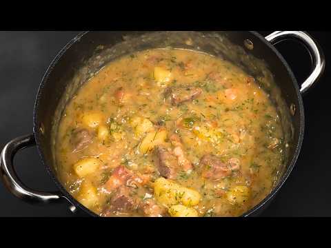 Traditional Beef and Onion Stew Recipe. Detailed recipe for Beef and Onion Stew.