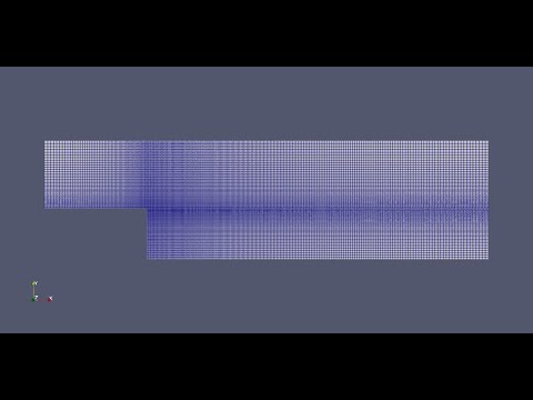 Backward Facing Step using blockMesh | OpenFOAM Tutorial