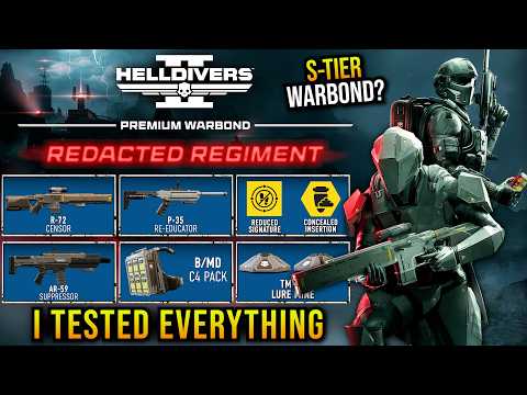 Helldivers 2 Redacted Regiment Fully Tested / Tips and Tricks!