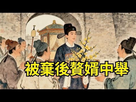 贅婿被逼籤休書，淨身出户只帶走一盆枯梅。三年後岳父悔得當場嘔血。#情感故事#逆襲故事#民間故事