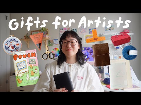 GIFT IDEAS FOR ARTISTS + creative people ♡ 2025 gift guide ♡ stationery, fiber arts, small business