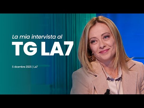 La mia intervista al TG La7 | 5 dicembre 2025