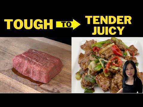 DON’T put baking soda in beef marinade - The RIGHT way to tenderize beef for stir fries