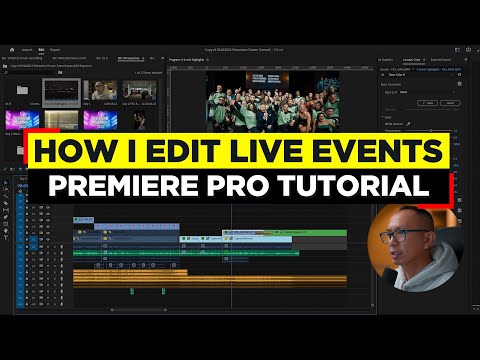 How I edit live events (Premiere Pro Tutorial) - My workflow in editing live conference events