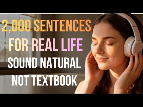 Daily English Made Natural | 1,000 Simple Sentences for Real Conversations