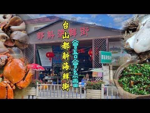 [4K] 珠海白騰頭海鲜街去得多，台山都斛海鲜街你又去過未？會吾會比白騰頭更雷呢？黄蟮飯又真系甘正？ #吃喝玩樂 #澳車北上#港車北上 #台山黄蟮飯#飲飲食食#海鲜自由