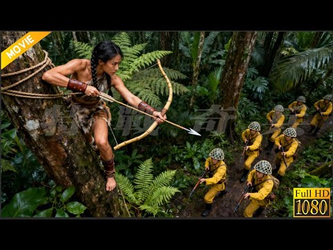 A female hunter ambushes in the jungle, hunting and killing a whole Japanese troops company.