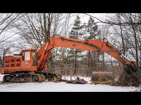 Scrap or Save?? 100,000 lb Insley Excavator sitting 30 years