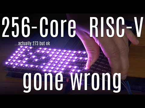DIY 256-Core RISC-V super computer