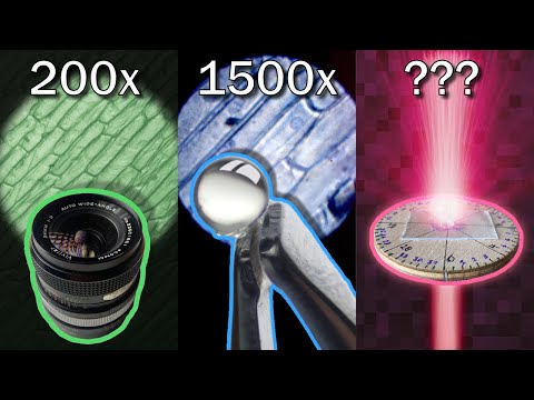 Selbstgebaute Mikroskope mit und ohne Linsen