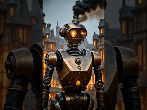 Steampunk Robots Generated with AI #stablediffusion #lumaai #robot #steampunk