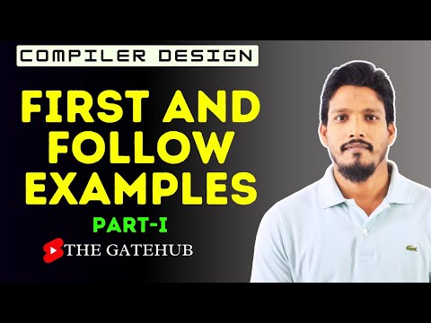 First and Follow in Compiler Design | Examples