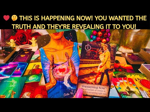❤️ 🫢 THIS IS HAPPENING NOW! YOU WANTED THE TRUTH AND THEY'RE REVEALING IT TO YOU! LOVE TAROT READING