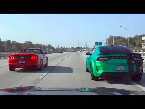 STREET RACERS VS POLICE - Craziest Pursuits Caught on Dashcam