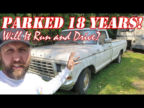 Ford F100 Parked for 18 YEARS! Will it RUN AND DRIVE Home?