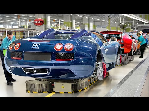 How They Build Super Expensive Bugatti From Scratch - Inside Production Line Factory