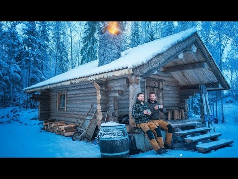 Building Underground Heated Cabin in the Forest | From start to finish